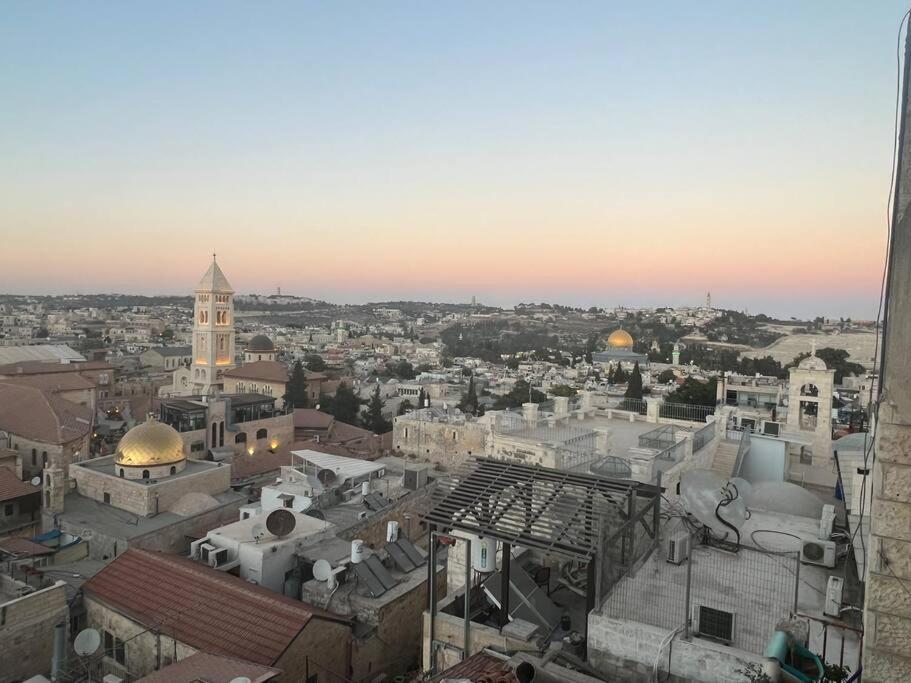 Very Nice Apartment With View Of All The Old City Jerusalem Exterior foto