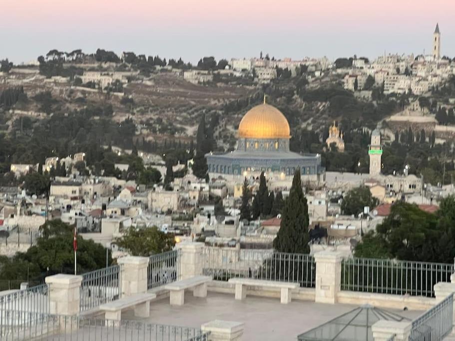 Very Nice Apartment With View Of All The Old City Jerusalem Exterior foto